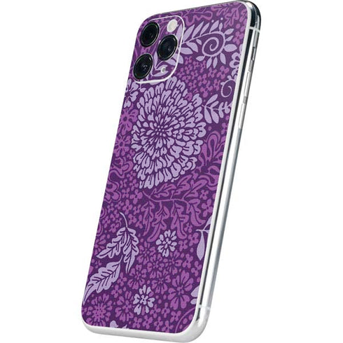 Radiant Orchid Floral iPhone 11 Pro Skin
